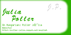 julia poller business card